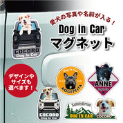 うちの子オリジナルDOG IN CARマグネット