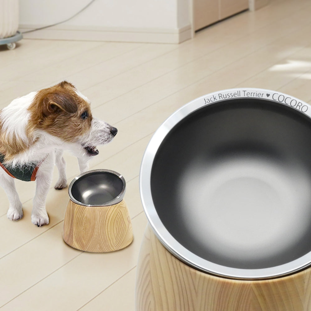 愛犬の名前がボウルに入る!! ペット用高級フードボウル｜swelltone